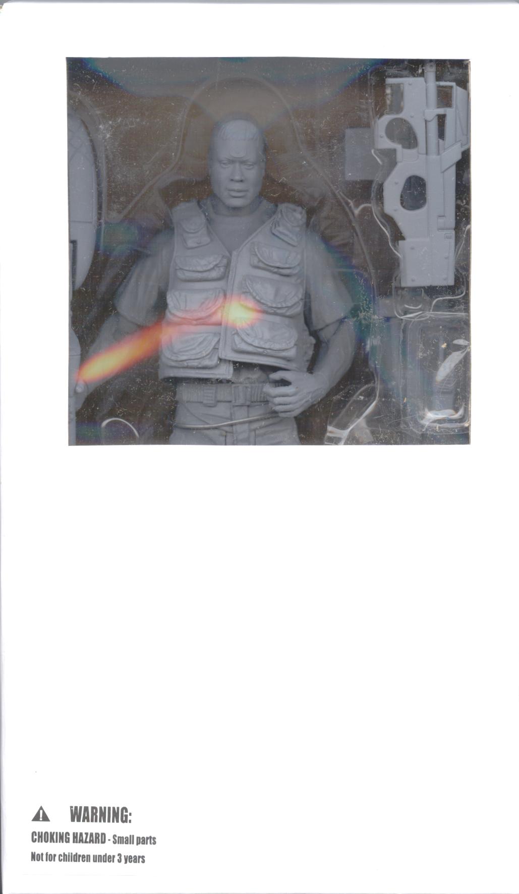 Stargate SG1 Series 2 Unpainted White Box Black Ops Teal'c Action Figure
