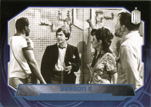 Doctor Who 2015 Blue Foil Base 170 Parallel Card #178 of 199