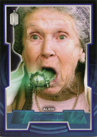 Doctor Who 2015 Blue Foil Base 63 Parallel Card #186 of 199