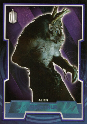 Doctor Who 2015 Blue Foil Base 83 Parallel Card #121 of 199