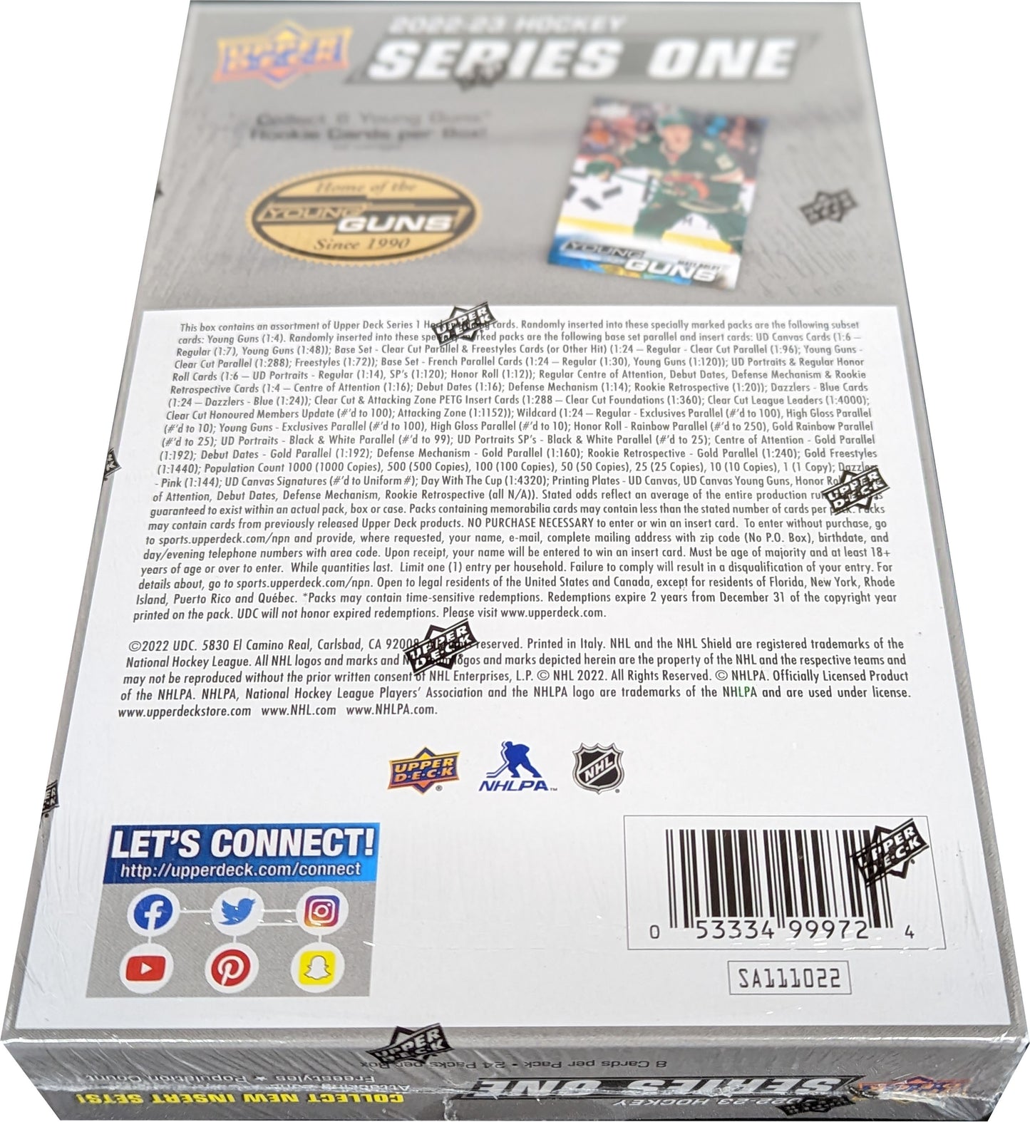 2022-23 Upper Deck Series 1 Hockey Hobby Box