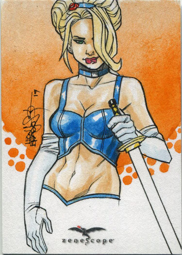 Zenescope Legacy 2019 5finity Grimm Fairy Tales Sketch Card by Leon Braojos V1