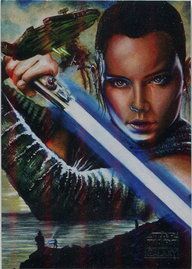 Star Wars Galaxy 2018 Legends Chase Card C-4 Rey