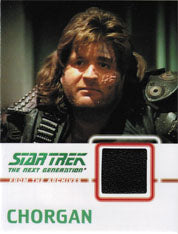 Star Trek TNG Heroes & Villains C14 Relic Costume Card #214 Chorgan