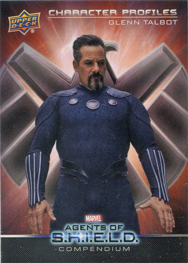 Marvel Agents of SHIELD Compendium Character Profiles Card CB-13 Glenn Talbot