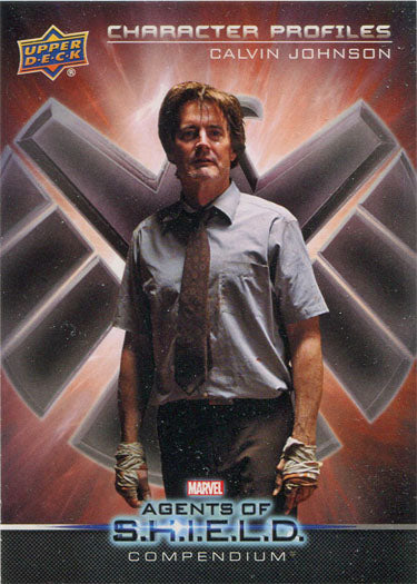 Marvel Agents of SHIELD Compendium Character Profiles Card CB-16 Calvin Johnson
