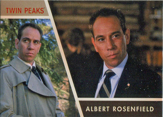 Twin Peaks Characters Card CC18 Miguel Ferrer as Albert Rosenfield