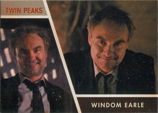 Twin Peaks Characters Card CC28 	Kenneth Welsh as Windom Earle