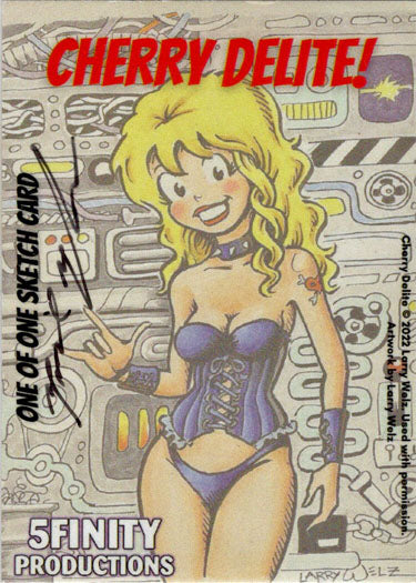 2022 5finity Cherry Delite Sketch Card Michael Munshaw