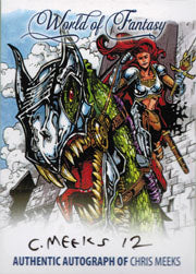Breygent World of Fantasy Autograph Z-Card ZA-CM1 by Chris Meeks
