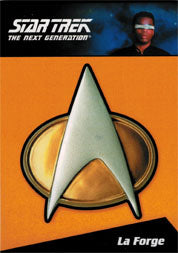 Complete Star Trek TNG Series 2 CP6 Communicator Pin Card #058