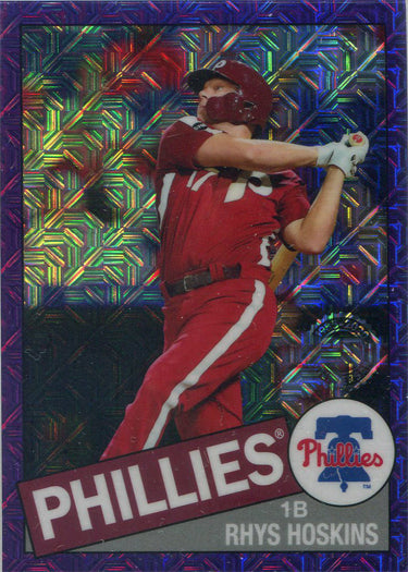 Topps Update Baseball 2020 Chrome Silver Purple Parallel Card CPC-4 Hoskins /75