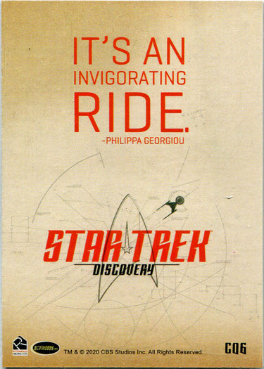 Star Trek Discovery Season 2 Character Quotes Card CQ6 Philippa Georgiou