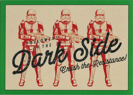 Star Wars Rise Skywalker Crush Resistance Green Parallel Card CR-3 V2 139/299