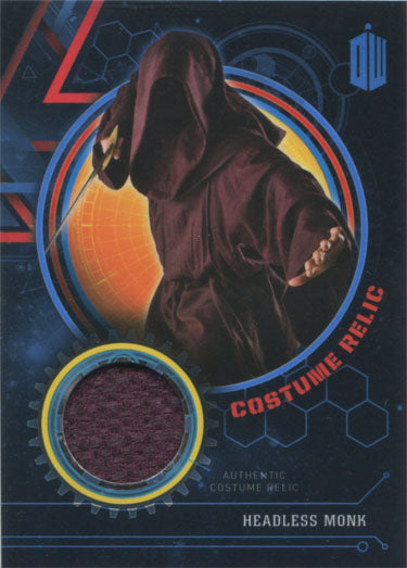 Doctor Who Extraterrestrial Encounters Costume Relic Card Headless Monk #37/99