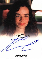 Heroes Archives Autograph Card Katie Carr as Caitlin