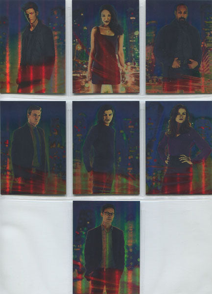 Flash Season 1 Character Bios Foil Parallel Complete 7 Card Chase Set