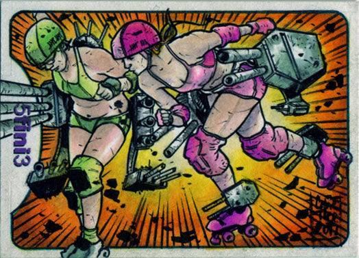 Female Persuasion Series 5 TFP5 5fini3 Sketch Card by Francois Chartier 1 of 3