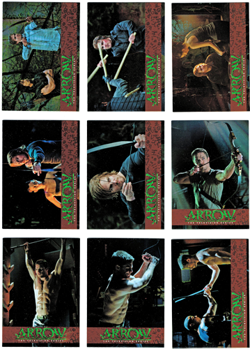 Arrow Season One Training Complete 9 Card Copper Bronze Variant Foil Chase Set