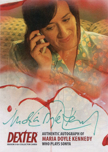 Dexter Season 5 & 6 Autograph Card D5&6-AMD2 Maria Doyle Kennedy as Sonya V1