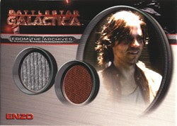 Battlestar Galactica Season 4 DC19 Enzo Costume Card
