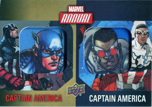 Marvel Annual 2016 Character Patch Chase Card DCP-15 Captain America Short Print