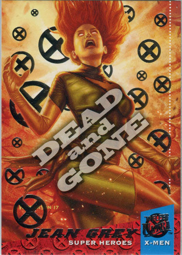 X-Men 2018 Fleer Ultra Dead and Gone Silver Foil Chase Card DG8 Jean Grey
