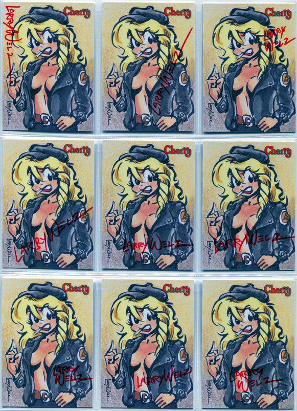 Cherry Series 3 Digital Heroes Exclusive Larry Welz Autograph Card