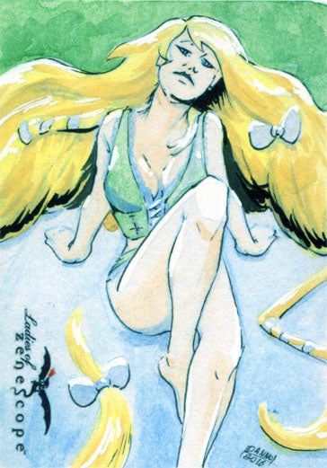 Ladies of Zenescope 2016 NYCC Sketch Card by Daniel Hooker DE 3/3