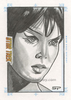 Star Trek TOS Portfolio Prints Sketch Card Whom Gods Destroy by Sean Pence