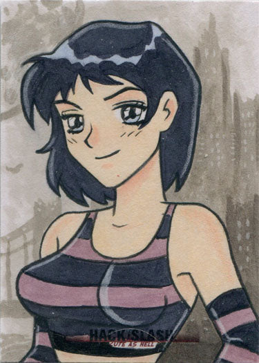 Hack/Slash Cute As Hell 5finity 2019 Sketch Card by William Donley III