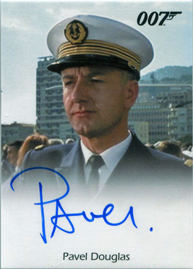 James Bond Archives 2017 Final Autograph Card Pavel Douglas as French Captain