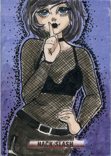 Hack/Slash Cute As Hell 5finity 2019 Sketch Card by Dreamybon