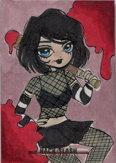 Hack/Slash Cute As Hell 5finity 2019 Sketch Card by Dreamybon V3
