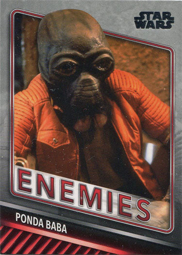 Star Wars Skywalker Saga Enemies Chase Card E-2 Ponda Baba