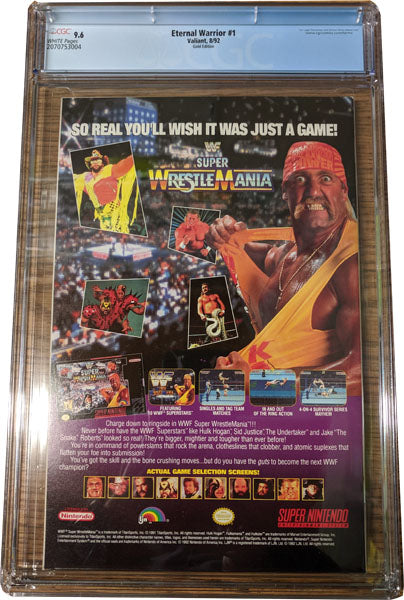 Eternal Warrior #1 (1992) Gold Embossed Variant Graded CGC 9.6