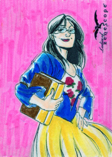 Ladies of Zenescope 2016 NYCC Sketch Card by Eric Van Eslande DE 3/3