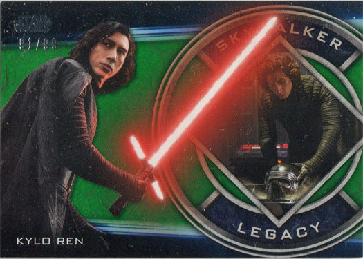 Star Wars Skywalker Saga Skywalker Legacy Green Parallel FT-10 Kylo Ren 91/99