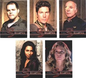 Battlestar Galactica Season 4 Final Five Chase Card Set Digital Heroes Battlestar Galactica Season 4 Final Five Chase Card Set Digital Heroes