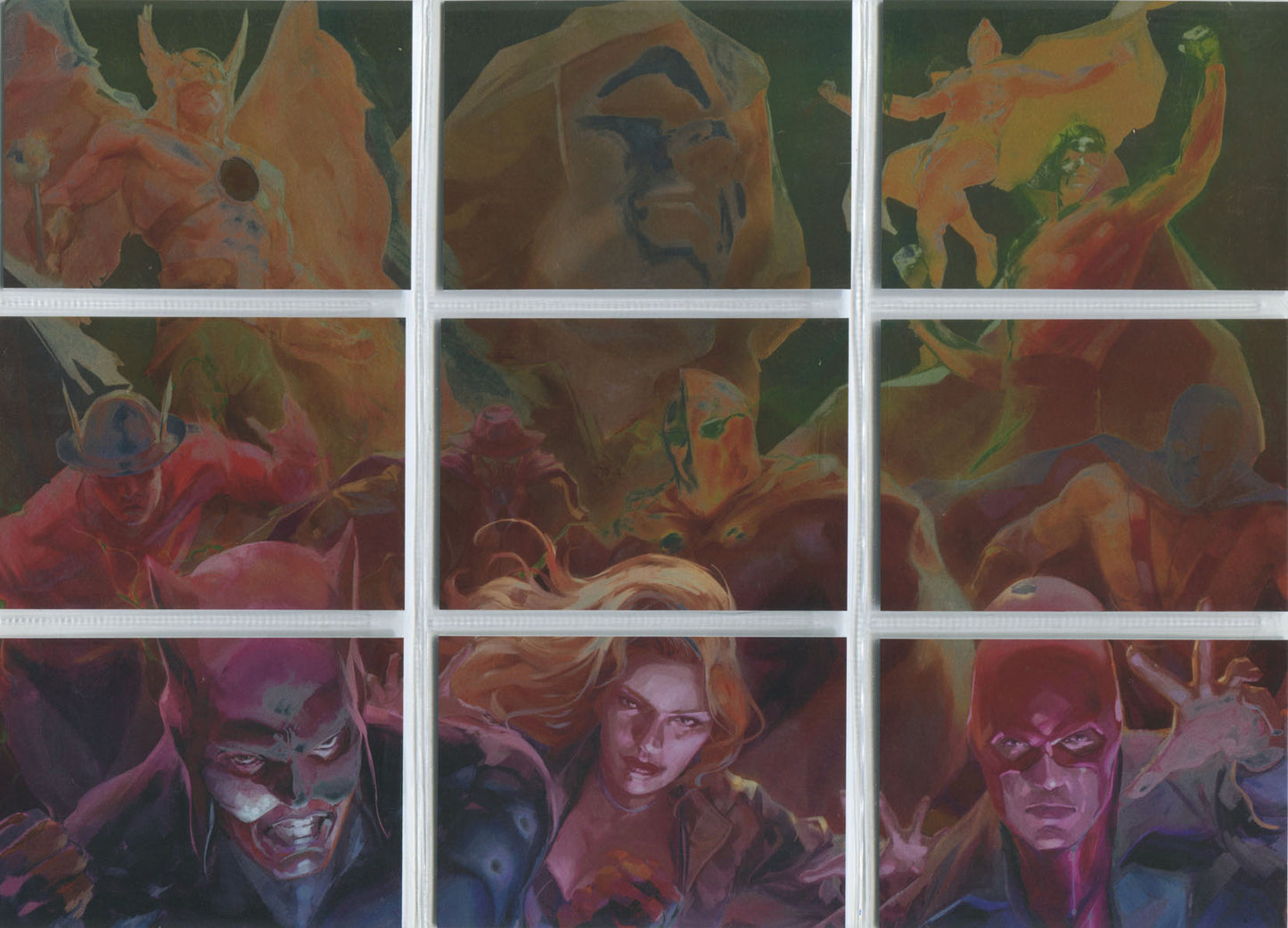 DC Comics Justice League Foil Base Complete 63 Card Chase Set