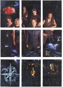 Andromeda: Reign of the Commonwealth Battle Complete 9 Card Chase Set