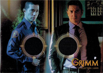 Grimm 2013 Costume Card GC-17 Reggie Lee and Sasha Roiz
