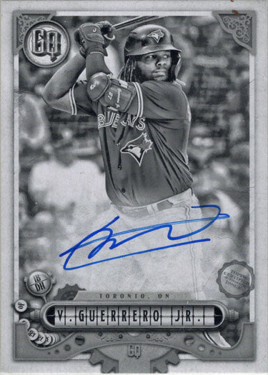 Topps Gypsy Queen Baseball 2022 B/W Auto Card GQA-TS Vladimir Guerrero Jr. 38/50