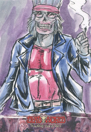 Deadworld Sketch Card by Gemma Magno