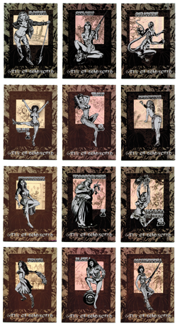 Deadworld Girls of Deadworld Complete 12 Card Chase Set