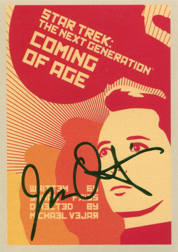 Star Trek TNG Portfolio Prints S1 Base 19 Parallel Gold Chase Card 003/125