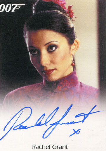 James Bond Archives 2015 Autograph Card Rachel Grant as Peaceful Desire