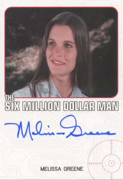 Complete Bionic Collection Autograph Card Melissa Greene as Suzie Lund