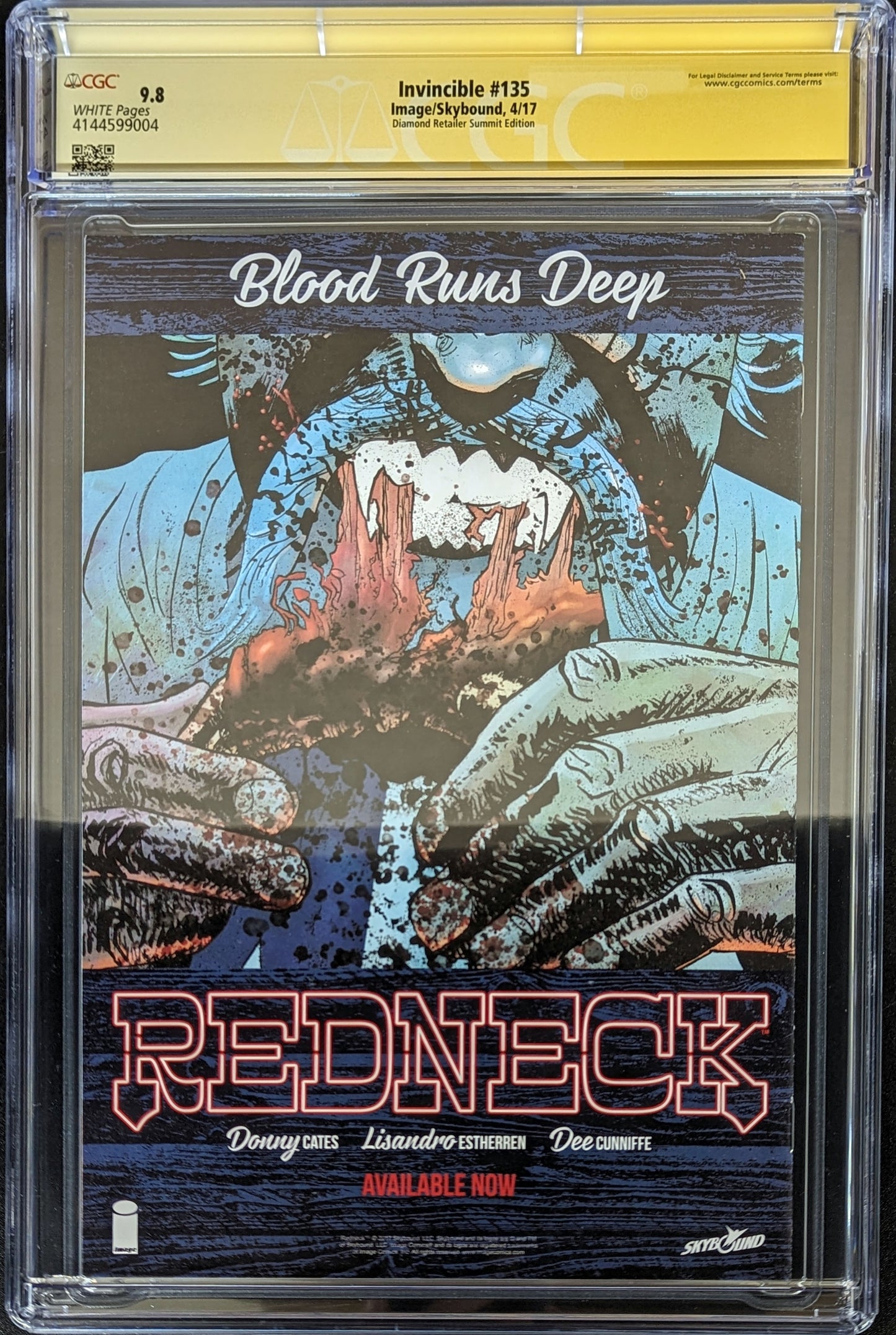 Invincible #135 Diamond Retailer Summit Variant CGC 9.8 Signed by Ryan Ottley
