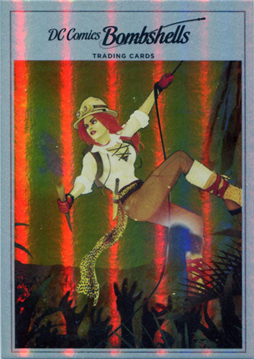 DC Comics Bombshells Rainbow Foil Board Variant Parallel H18 Base Chase Card